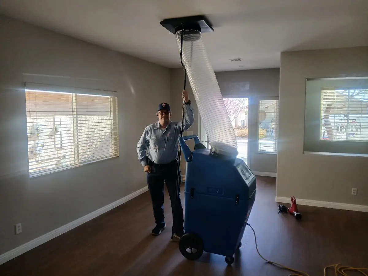 Professional Dryer Vent Cleaning work inside a Storm Lake home